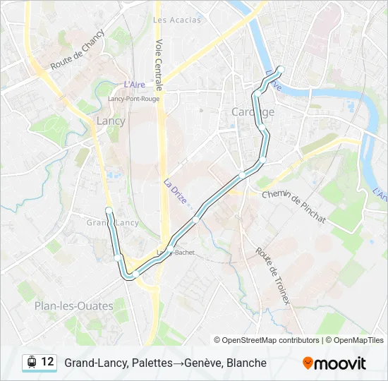 12 Light Rail Line Map