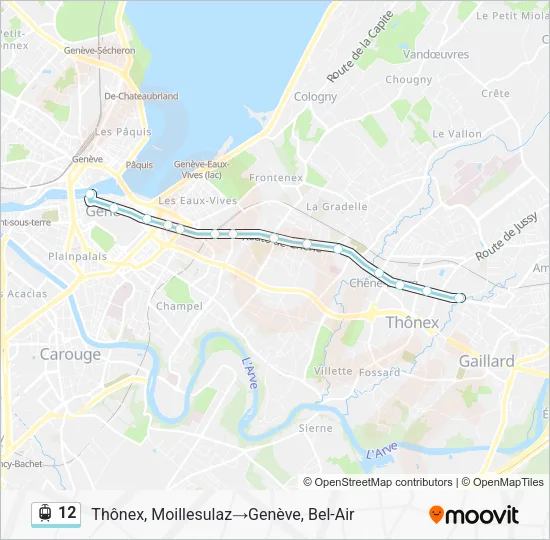 12 Light Rail Line Map