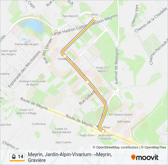 14 Light Rail Line Map
