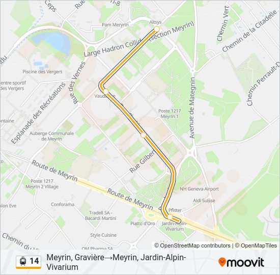 14 Light Rail Line Map
