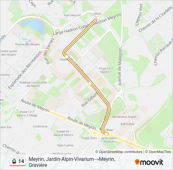 14 Light Rail Line Map