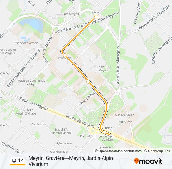 14 Light Rail Line Map