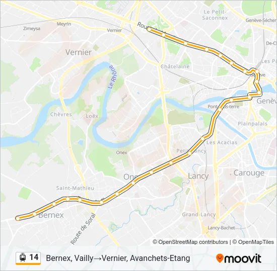 14 Light Rail Line Map
