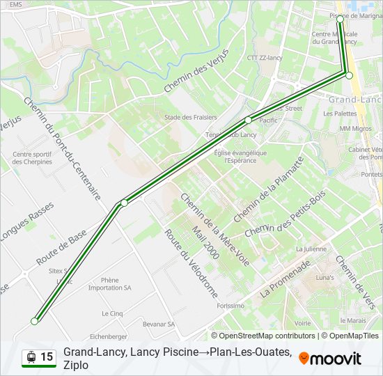 15 light rail Line Map