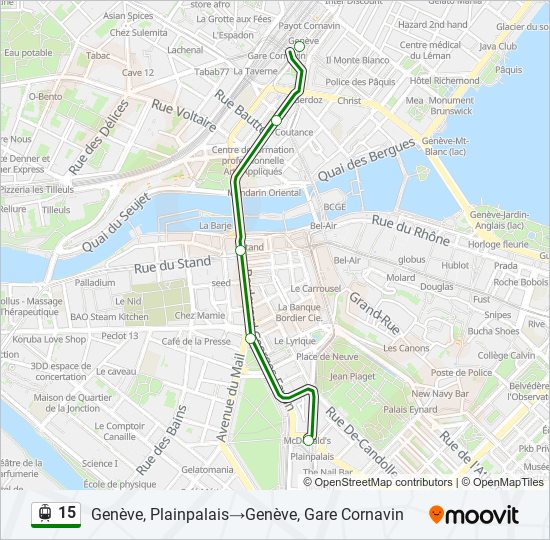 15 light rail Line Map