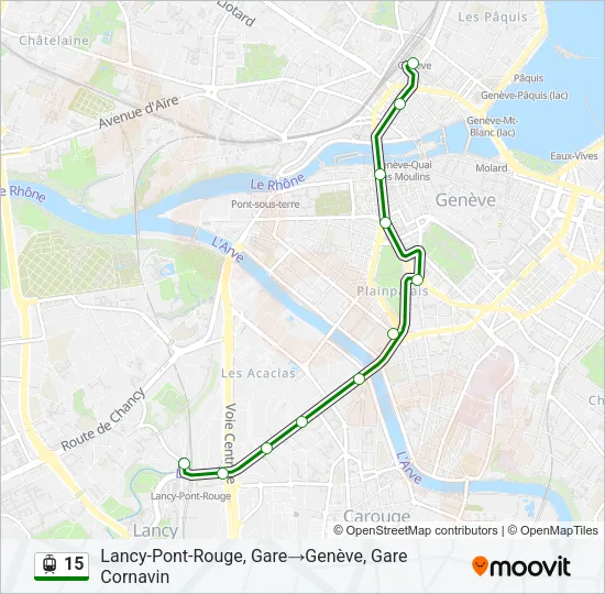 15 Light Rail Line Map