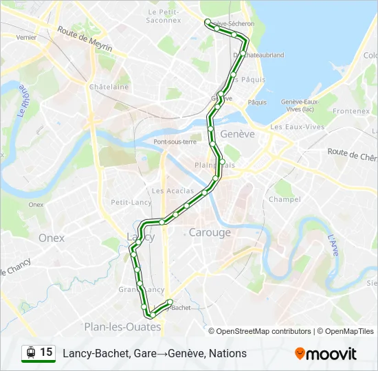 15 Light Rail Line Map