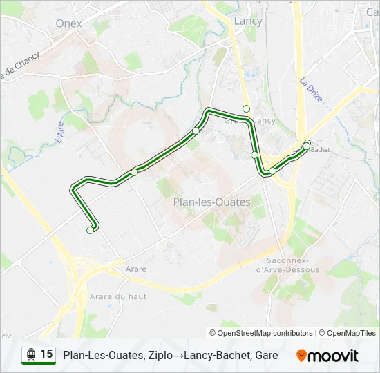 15 Light Rail Line Map