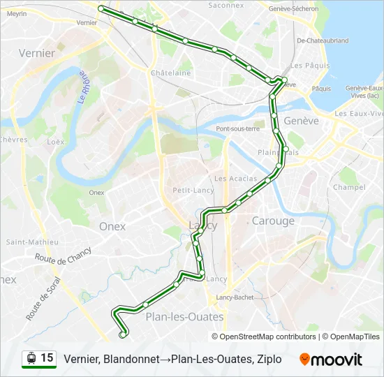 15 Light Rail Line Map