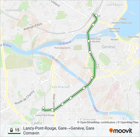 15 Light Rail Line Map