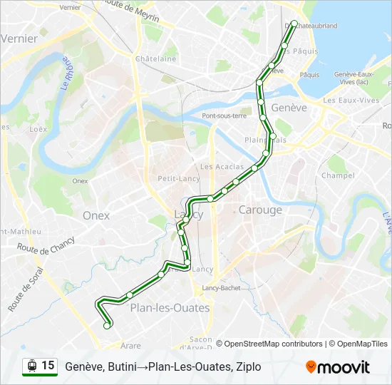 15 Light Rail Line Map