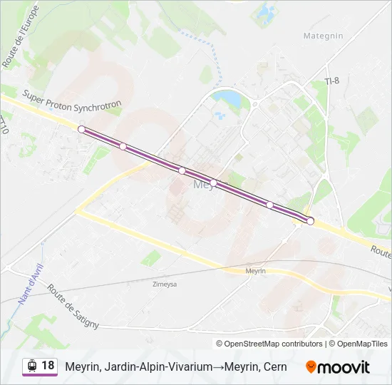 18 Light Rail Line Map