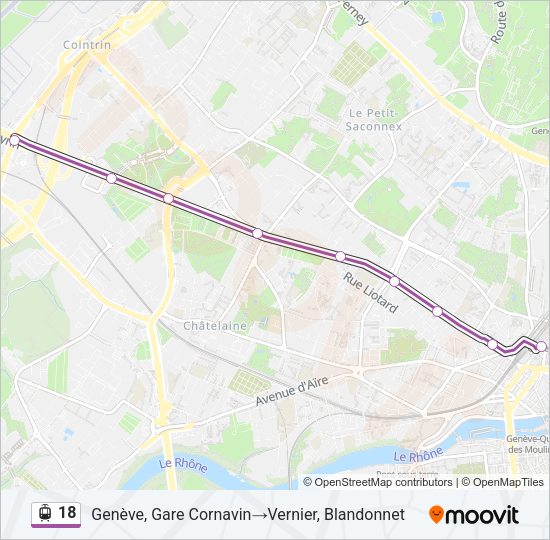 18 Light Rail Line Map
