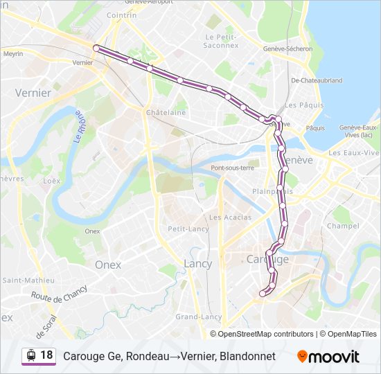 18 Light Rail Line Map