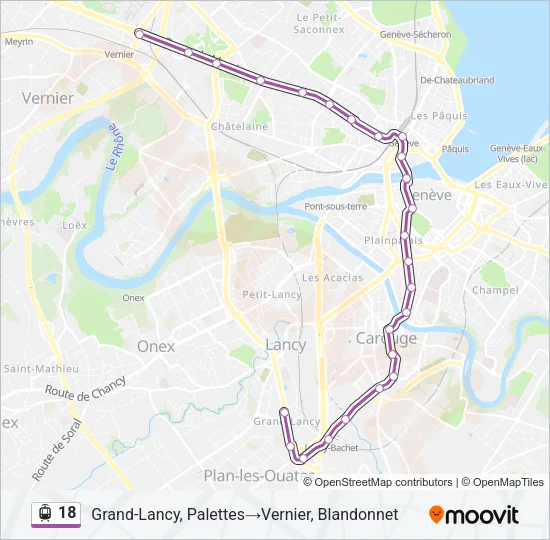 18 Light Rail Line Map