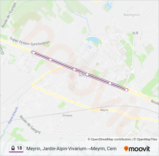 18 Light Rail Line Map