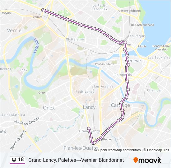 18 Light Rail Line Map