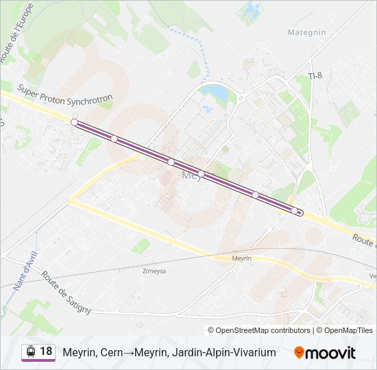 18 Light Rail Line Map