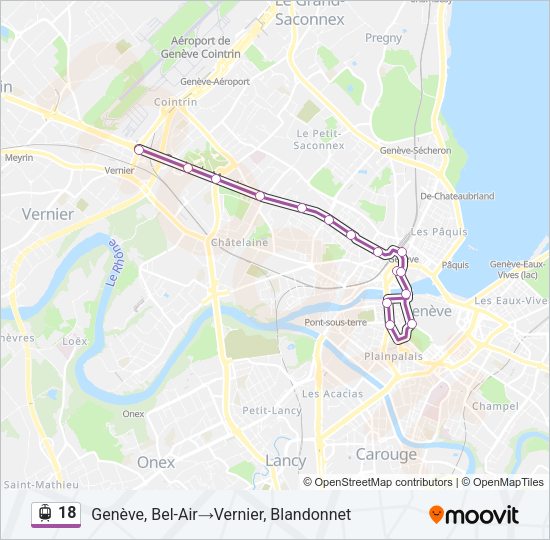 18 Light Rail Line Map