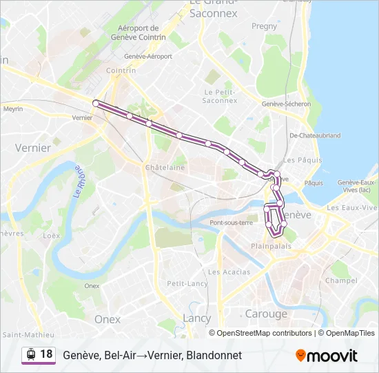 18 Light Rail Line Map