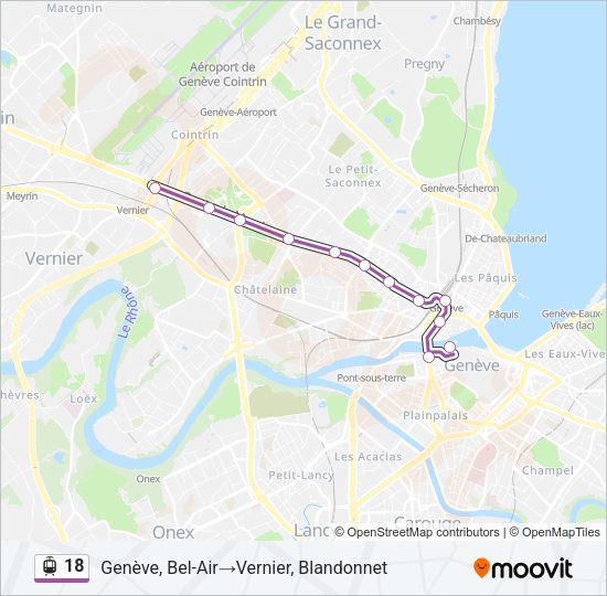 18 Light Rail Line Map