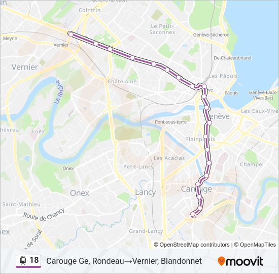 18 Light Rail Line Map