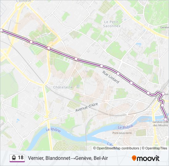 18 Light Rail Line Map