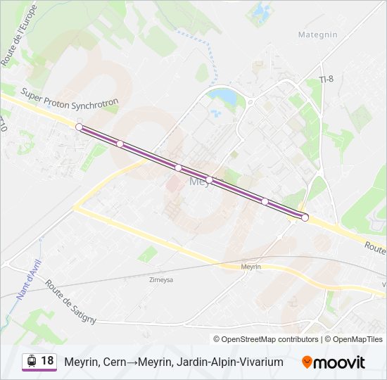 18 Light Rail Line Map