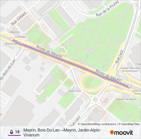 18 Light Rail Line Map