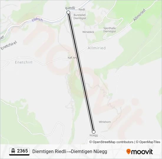 Seilbahnlinie 2365 Karte