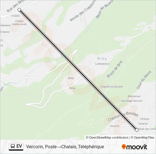 EV Bus Line Map