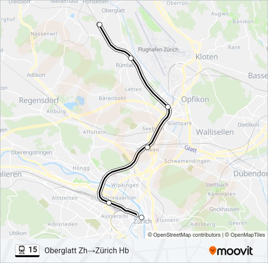 15 Train Line Map
