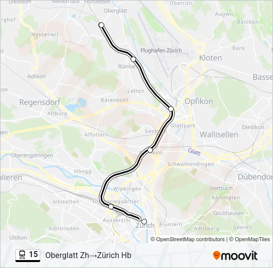 15 Train Line Map