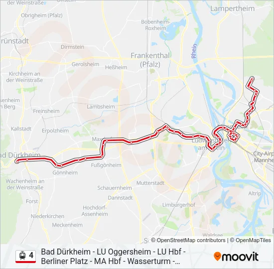4 Light Rail Line Map