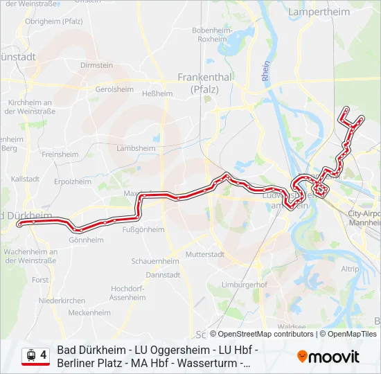 4 Light Rail Line Map