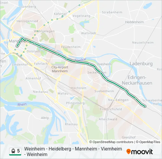 5 Light Rail Line Map