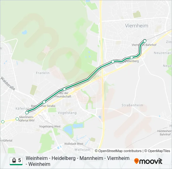 5 Light Rail Line Map