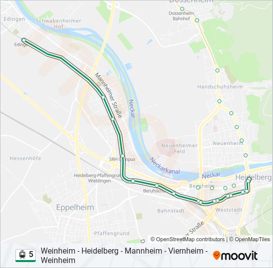 5 light rail Line Map