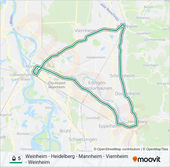 5 Light Rail Line Map
