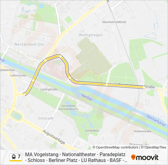 7 Light Rail Line Map