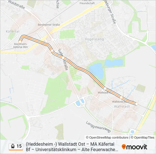 15 Light Rail Line Map