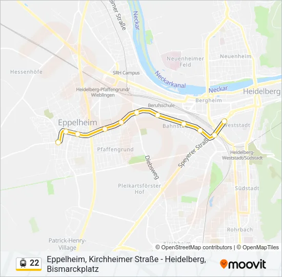 22 Light Rail Line Map