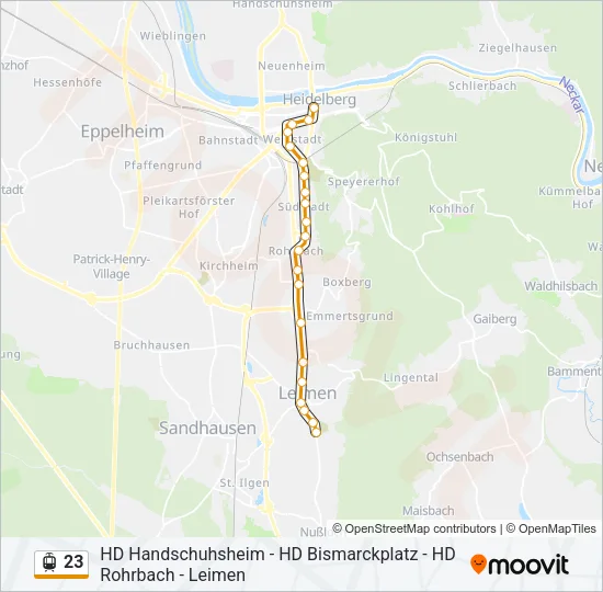23 Light Rail Line Map