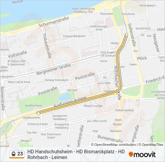 23 Light Rail Line Map