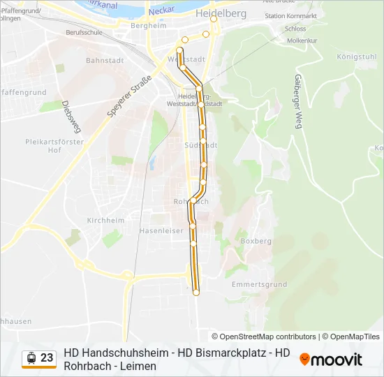 23 Light Rail Line Map