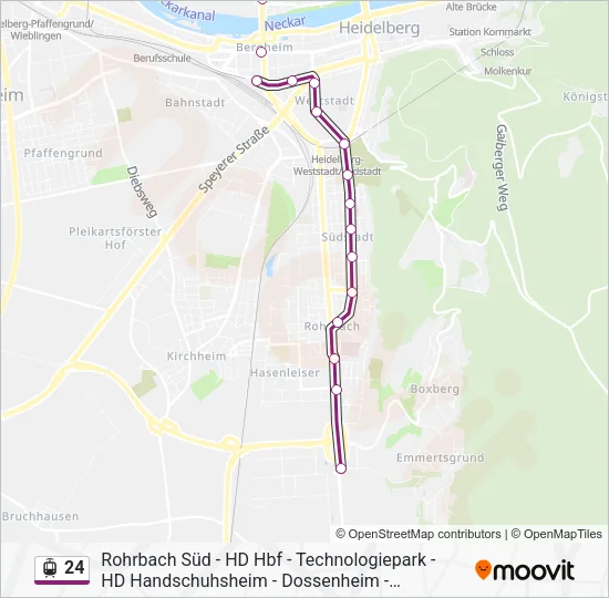 24 Light Rail Line Map