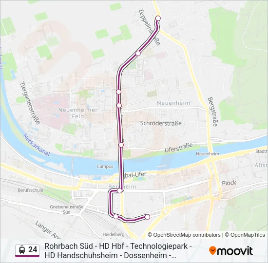 24 Light Rail Line Map