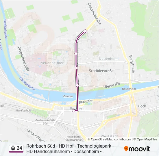 24 Light Rail Line Map