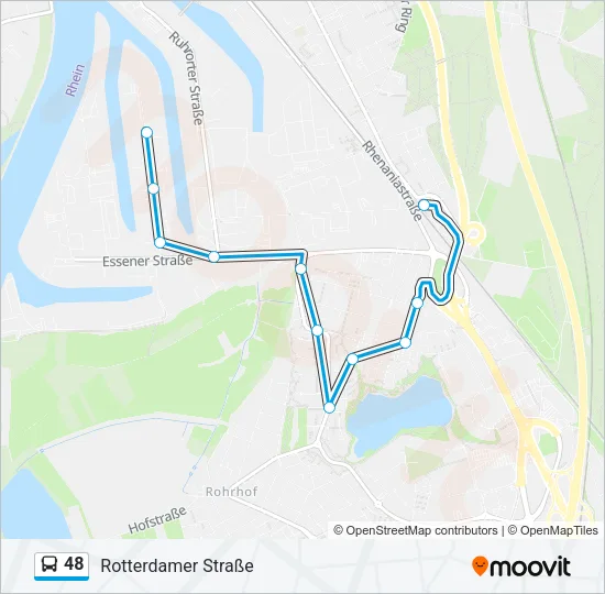 48 Bus Line Map