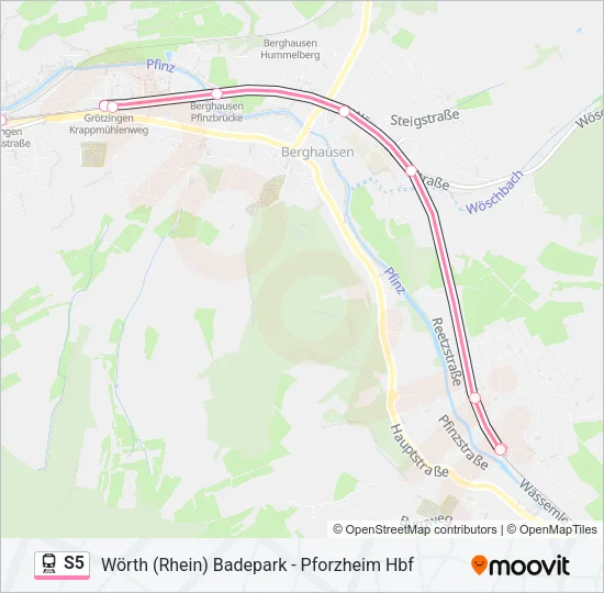 S5 Train Line Map